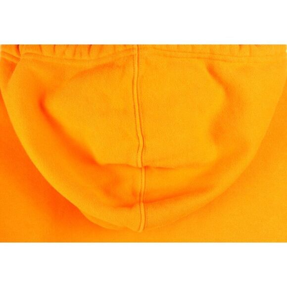 Adidas ORIGINALS 3-Stripes Adicolor Short Pullover Hoodie in Orange - Size Small - Picture 8 of 11